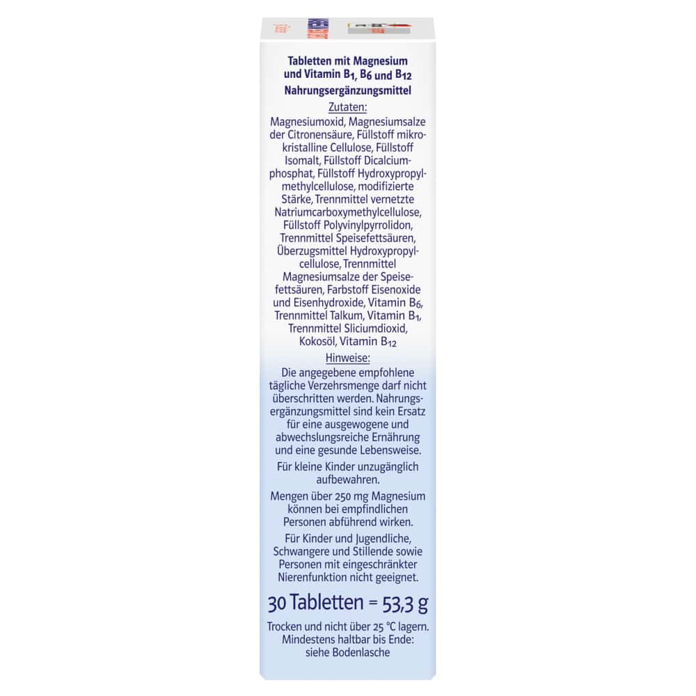 Doppelherz system MAGNESIUM 500 DEPOT + B-Vitamine 30 St Tabletten