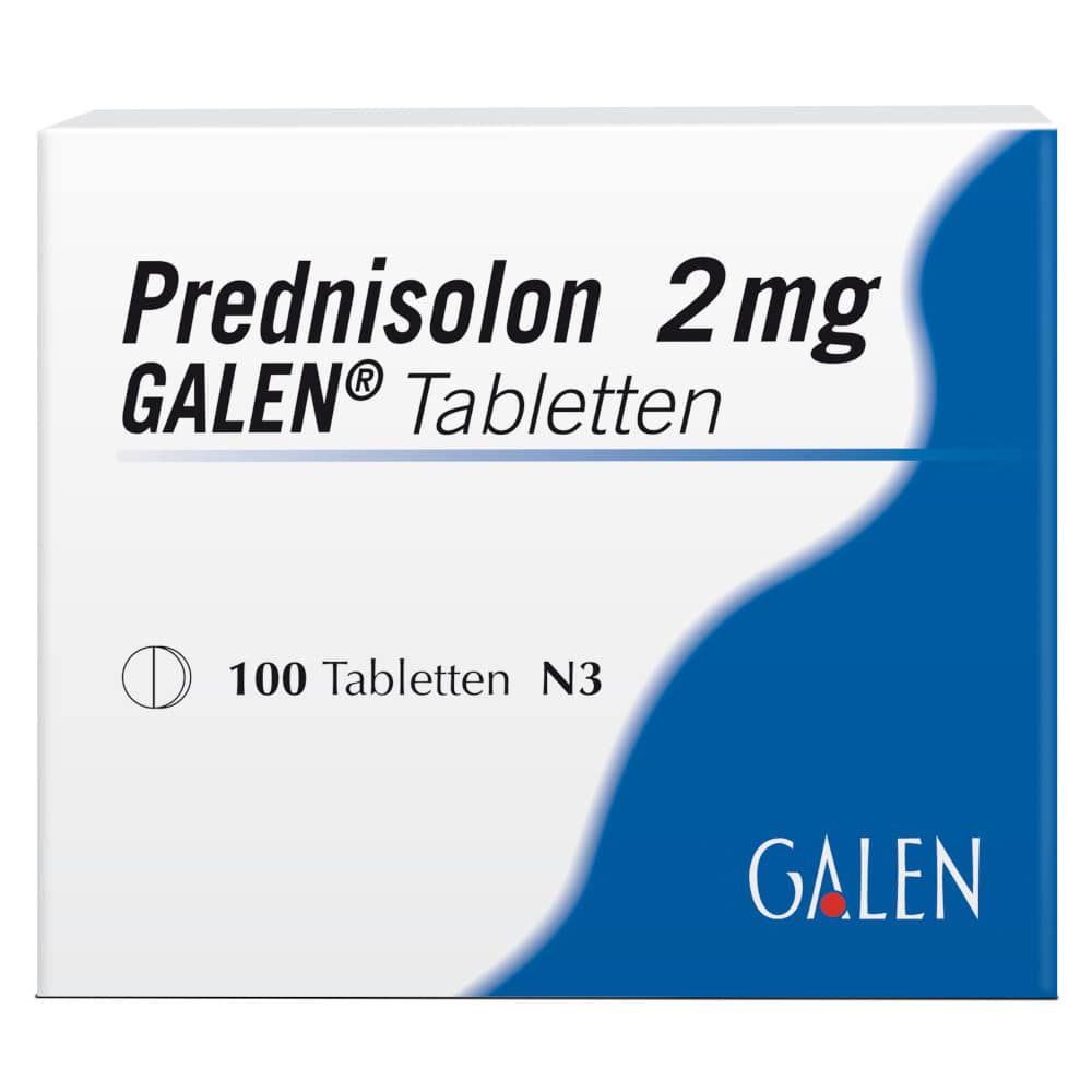 PREDNISOLON 2 mg GALEN Tabletten 100 St Tabletten
