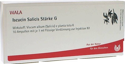 Iscucin Salicis Stärke G Ampullen 10X1 ml Ampullen