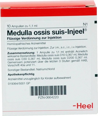 MEDULLA OSSIS suis Injeel Ampullen 10 St Ampullen