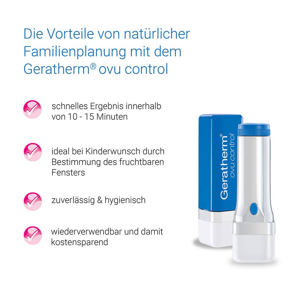 Geratherm ovu control Fertilitätstest Speichelmet. 1 St Geratherm ovu control Fertilitätstest Speichelmet. 1 St