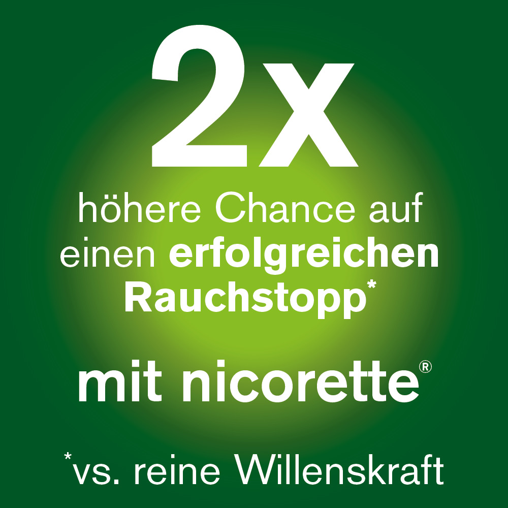 nicorette 2 mg Nikotinkaugummi freshmint für Raucher zum Aufhören