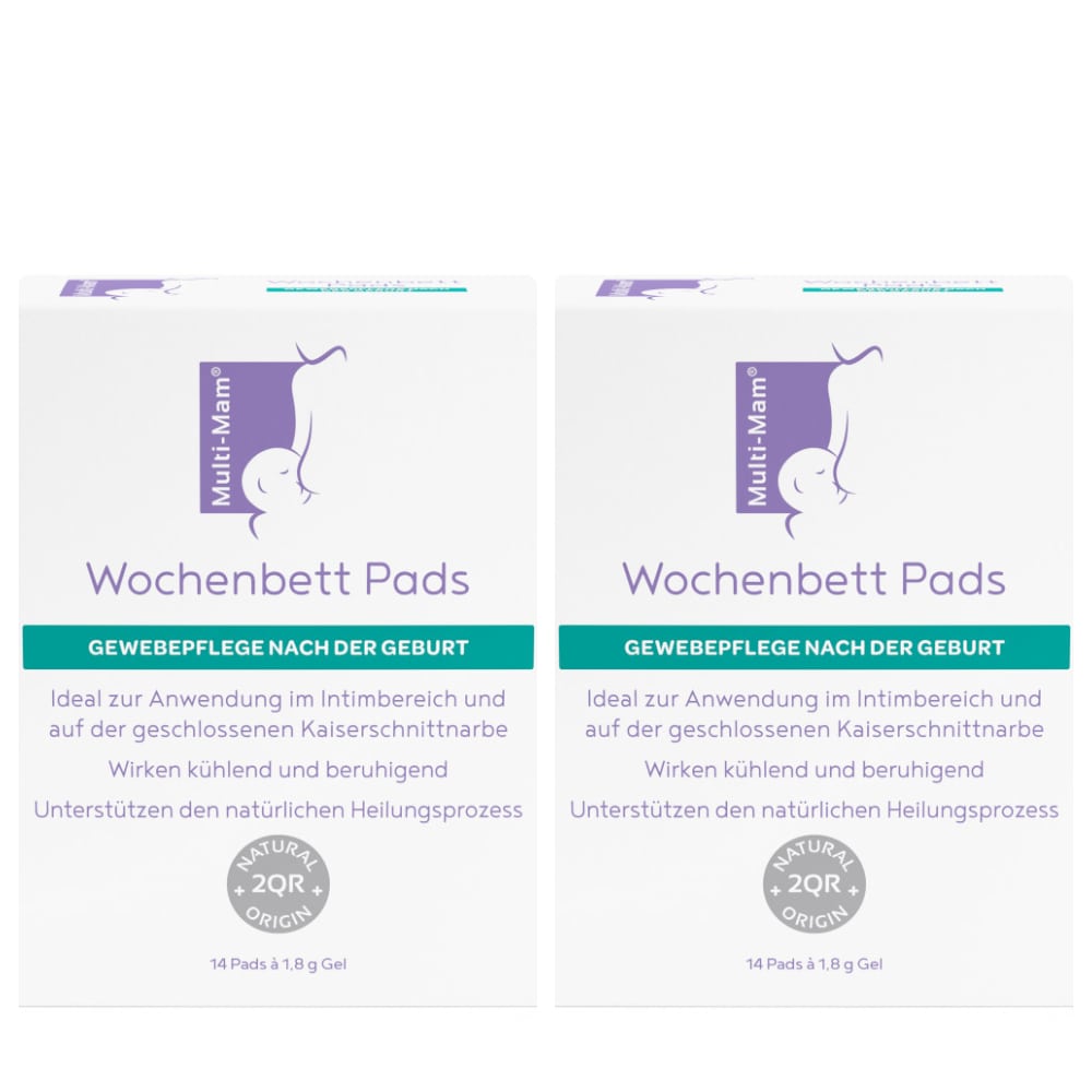 Multi Mam Wochenbett Pads Doppelpack 2X14 St Kompressen