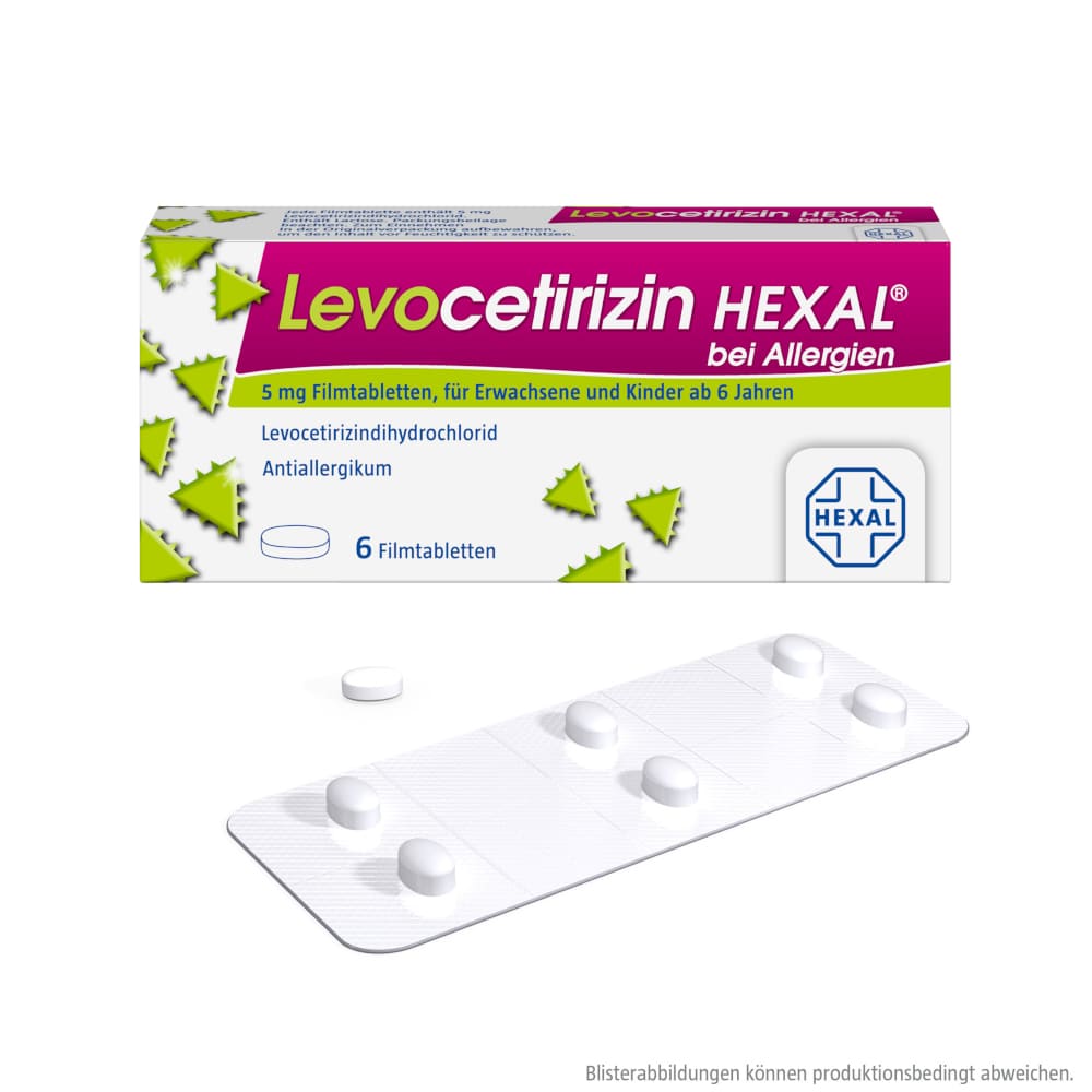 Levocetirizin HEXAL  6 St Filmtabletten