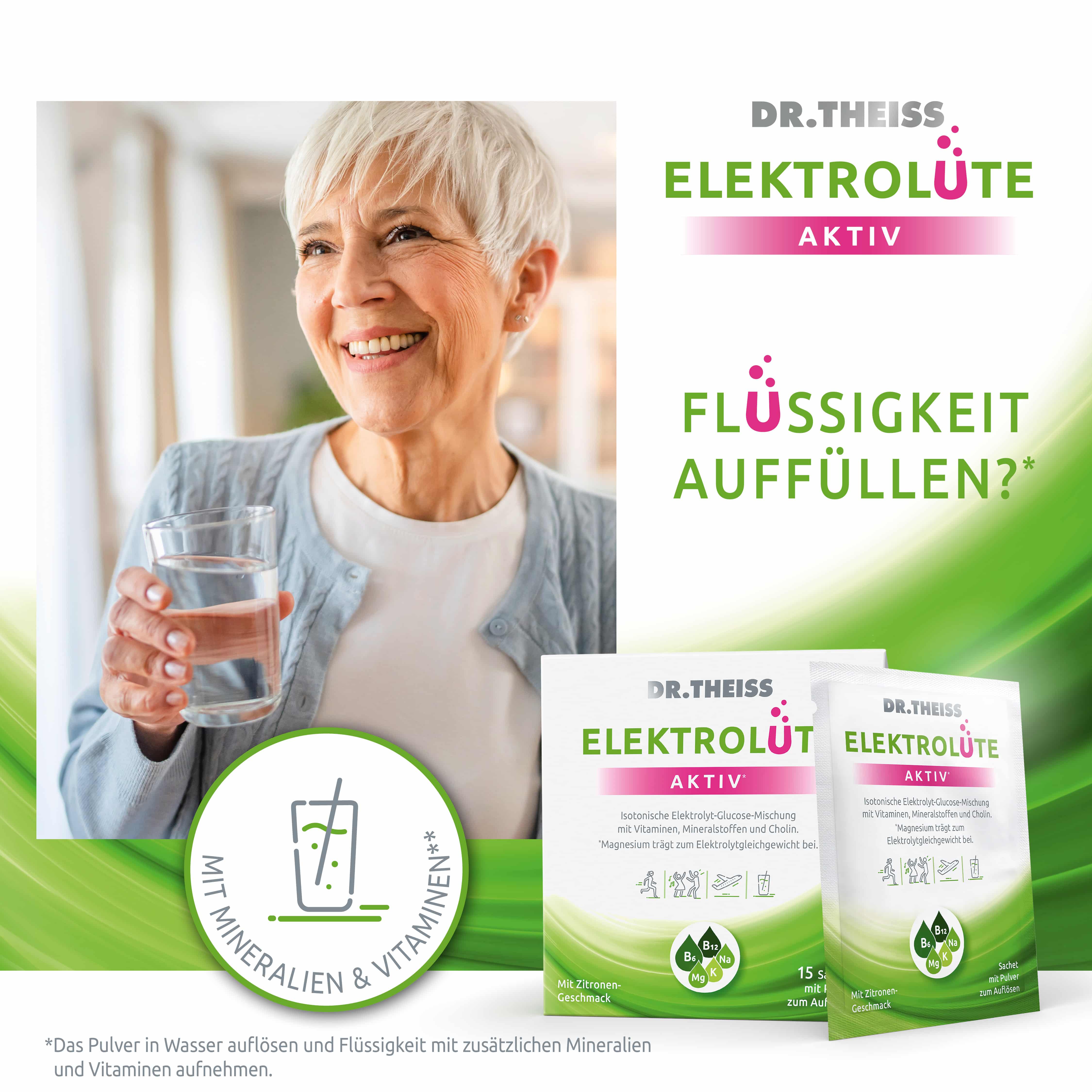 DR. THEISS ELEKTROLÜTE AKTIV 15 St Pulver