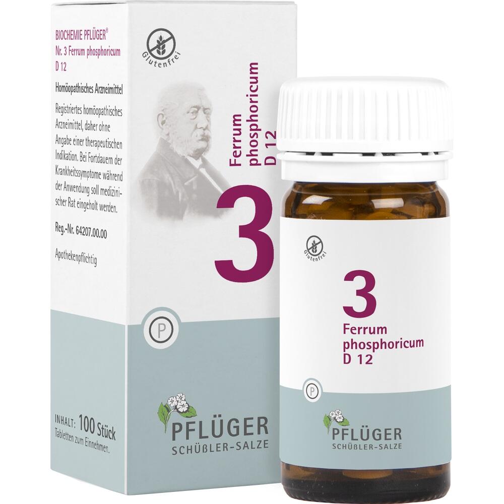 Schüßler-Salz Nr. 3 Ferrum phosphoricum D12 100 St Tabletten