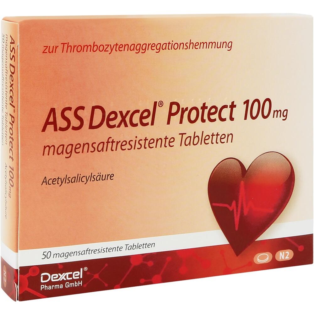 ASS Dexcel Protect 100mg 50 St Tabletten magensaftresistent