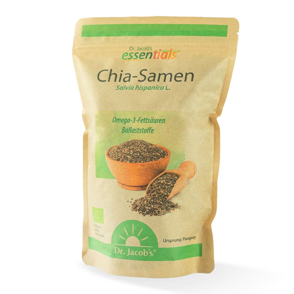 Dr. Jacob's Chia-Samen BIO schwarz Premium-Qualität Omega-3