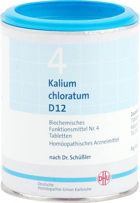 BIOCHEMIE DHU 4 Kalium chloratum D 12 Tabletten 1000 St Tabletten