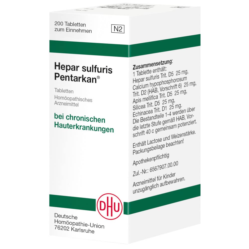 HEPAR SULFURIS PENTARKAN Tabletten 200 St Tabletten