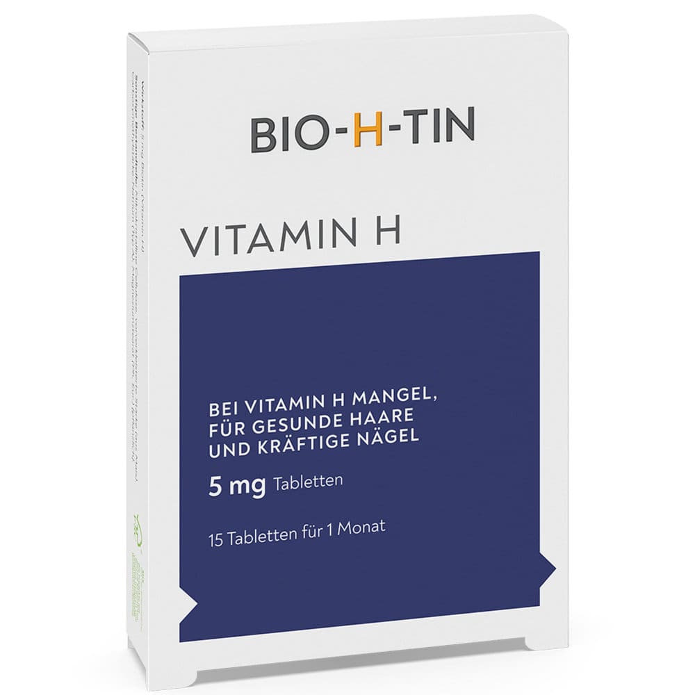 BIO-H-TIN Vitamin H 5 mg für 1 Monat  15 St Tabletten