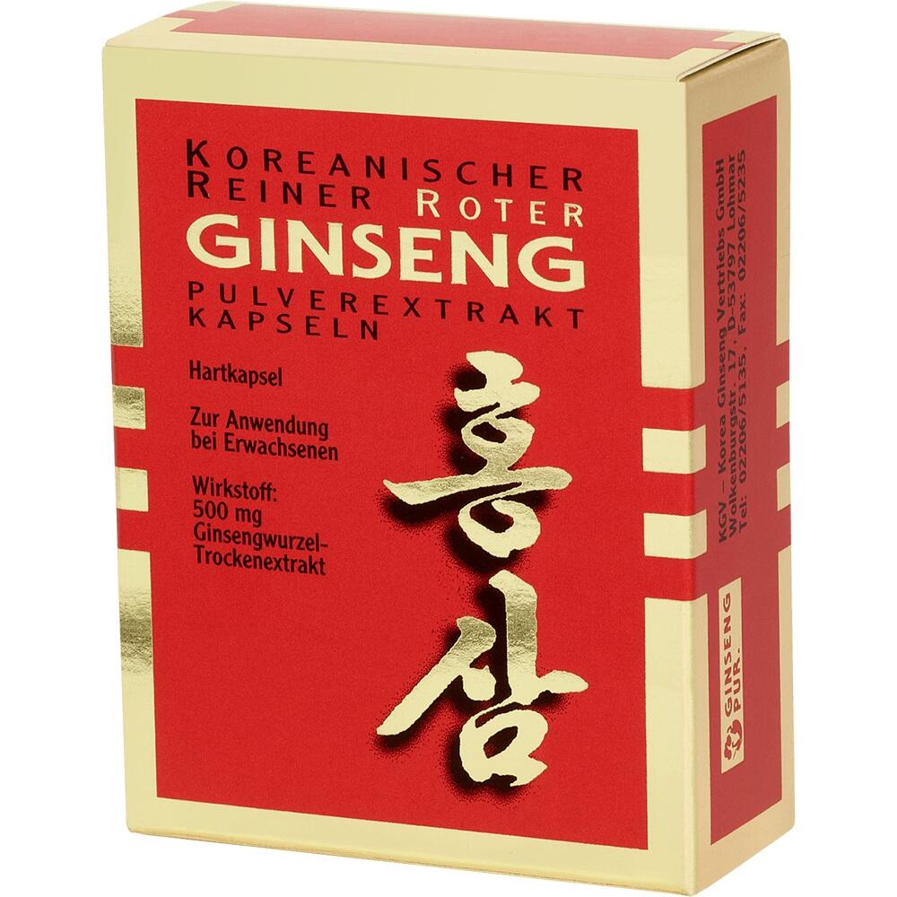 ROTER GINSENG Extrakt Kapseln 30 St Kapseln