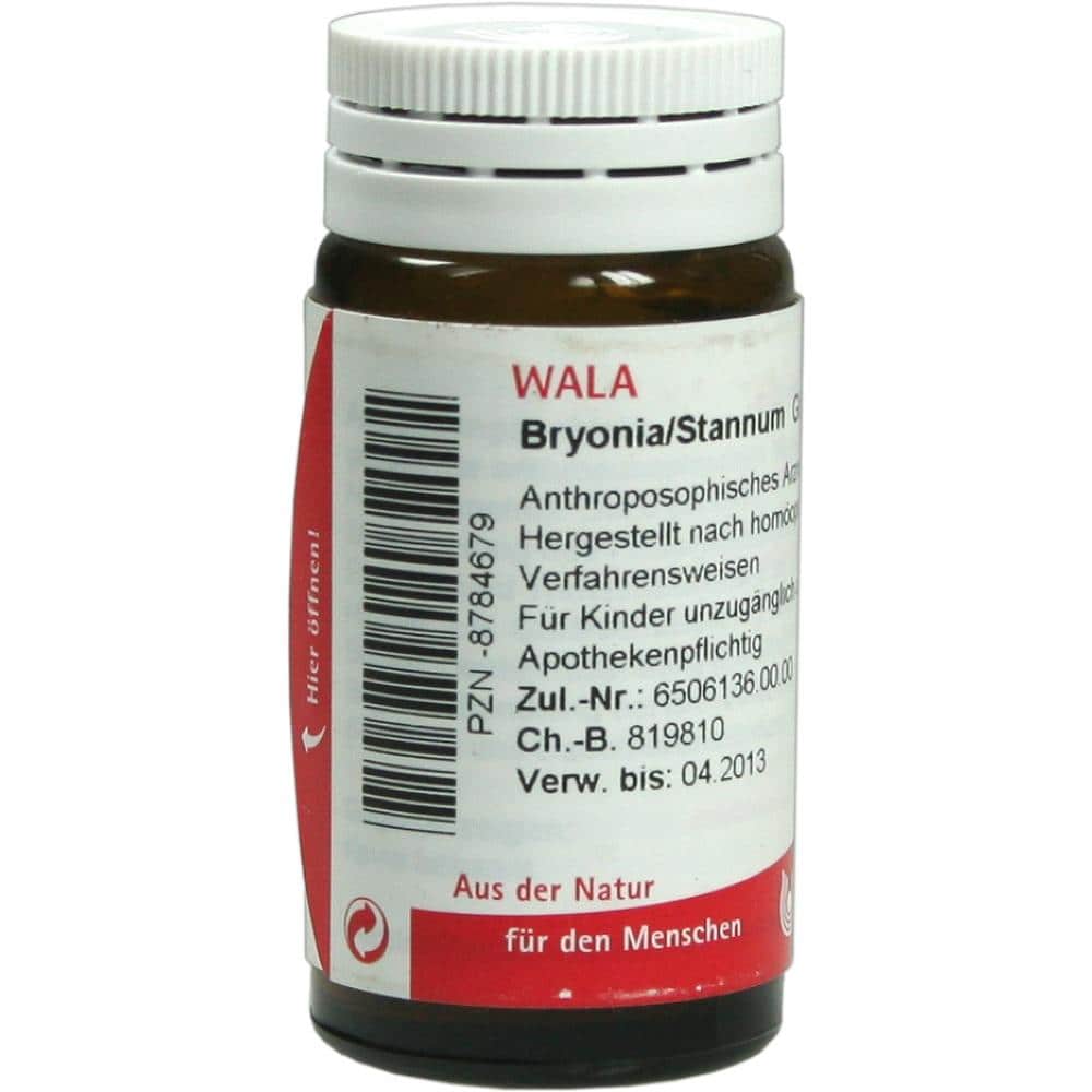 Bryonia/Stannum Globuli 20 g Globuli