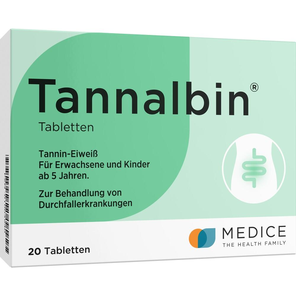 Tannalbin bei Durchfallerkrankungen 20 St Tabletten