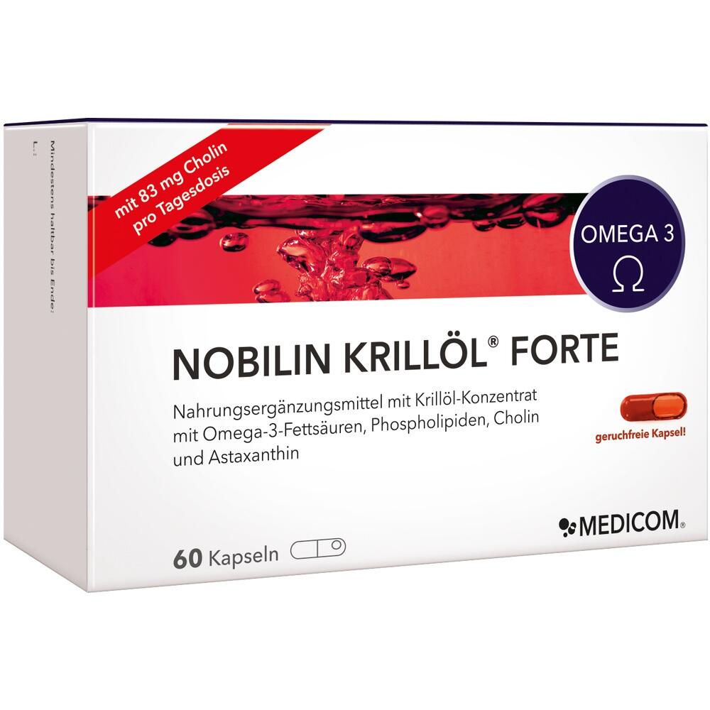 Nobilin Krillöl Forte 60 St Kapseln