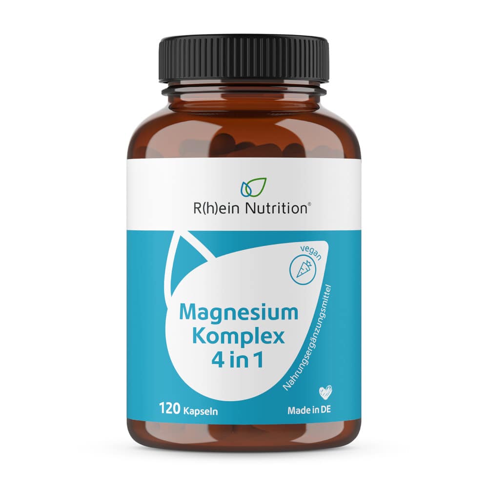 R(h)ein Nutrition Magnesium Komplex 4 in 1 hochdosiert 120 St Kapseln