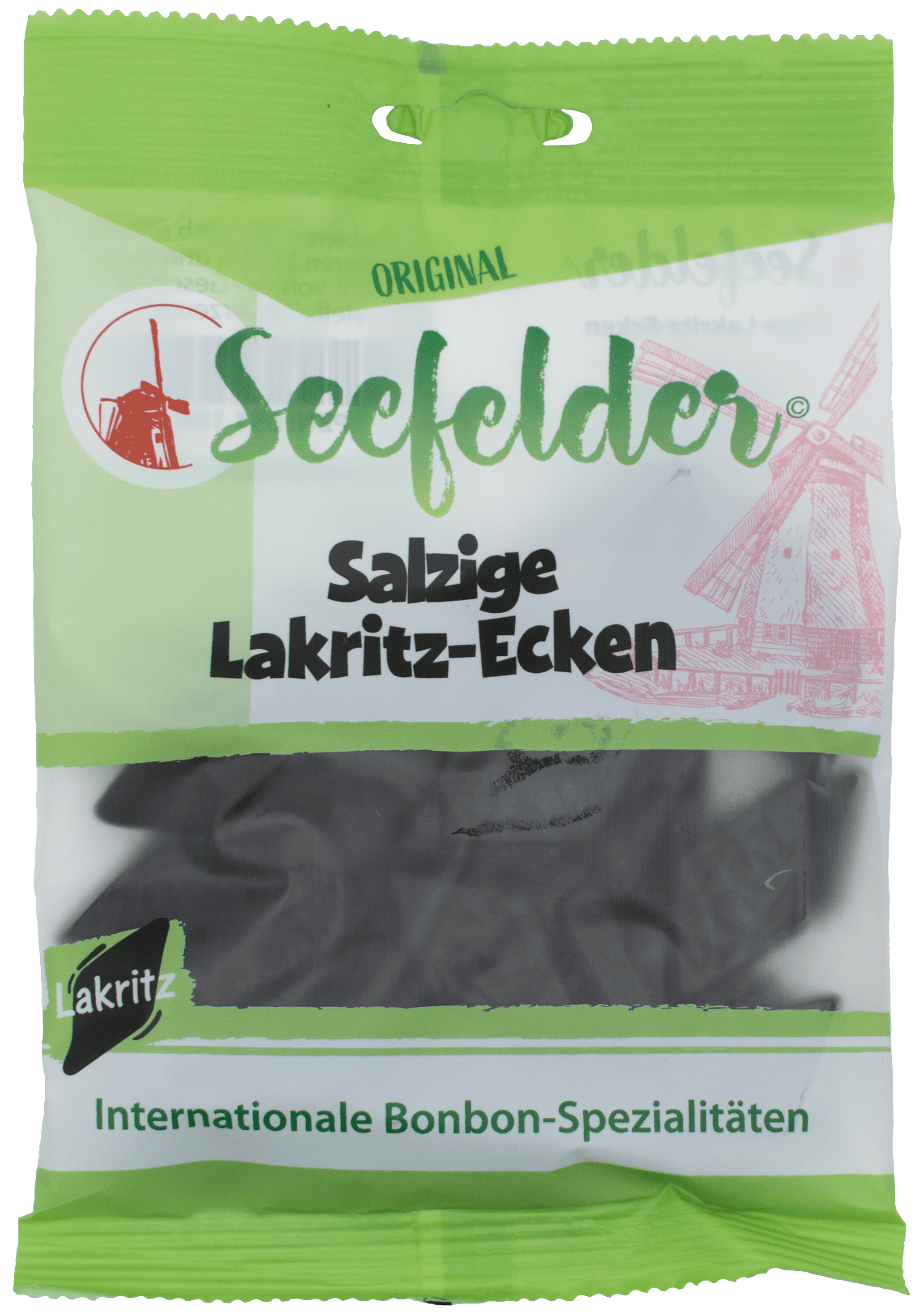 SEEFELDER salzige Lakritz-Ecken KDA 100 g Bonbons
