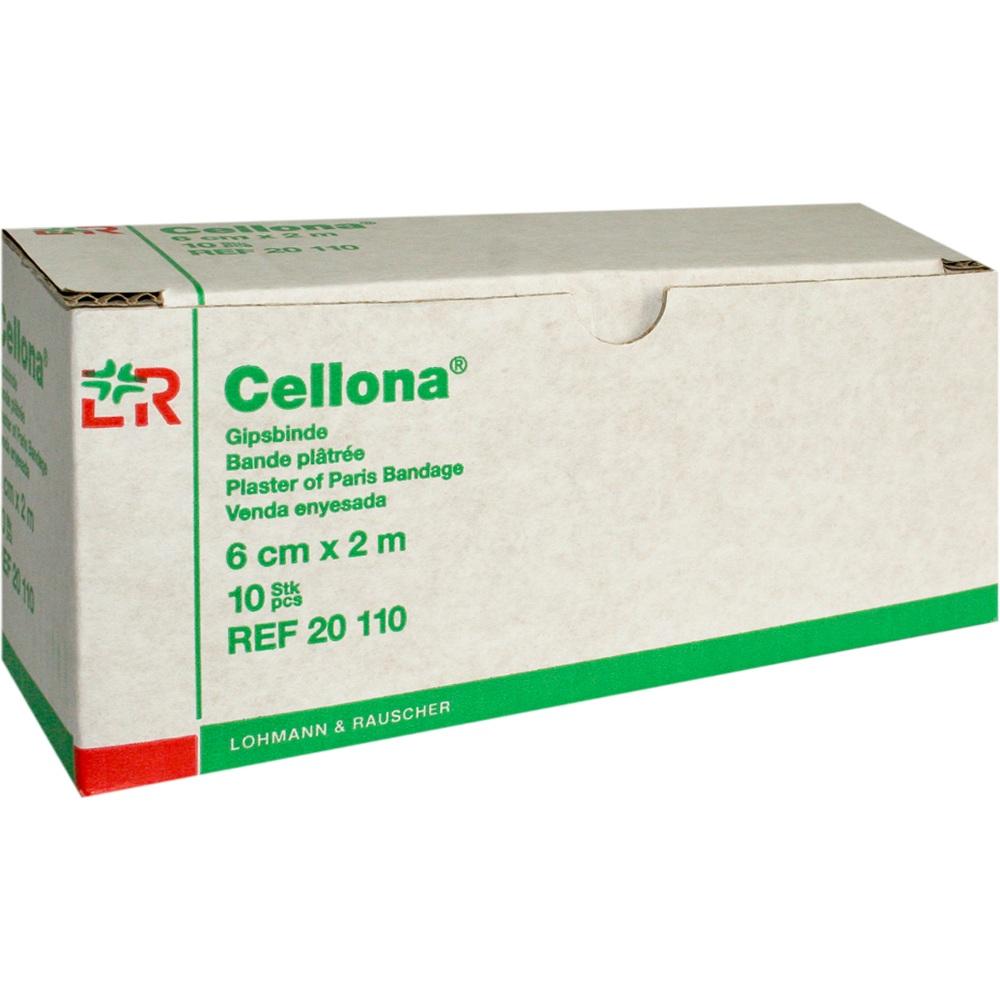 CELLONA Gipsbinden 6 cmx2 m 10 St Binden