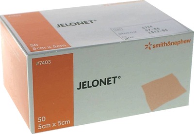 JELONET Paraffingaze 5x5 cm steril Peelpack 50 St Wundgaze