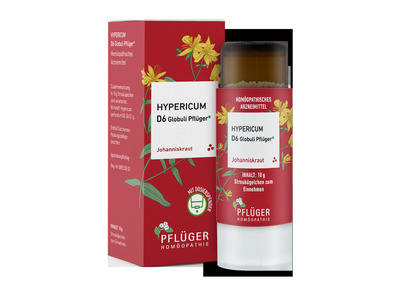 Hypericum D6 Globuli Pflüger 10 g Globuli