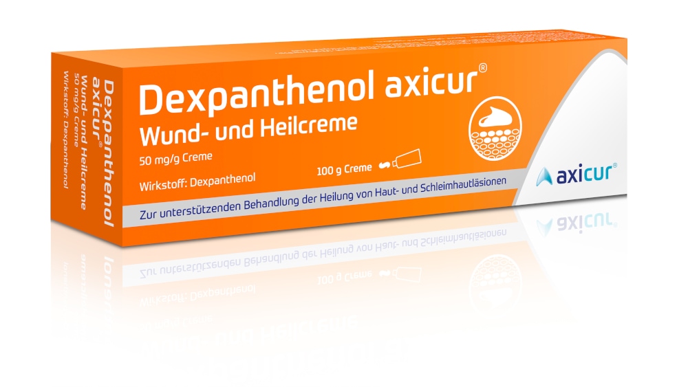 Dexpanthenol axicur Wund- und Heilcreme 50mg/g 100 g Creme