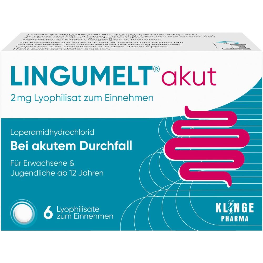 LINGUMELT akut 6 St Schmelztabletten