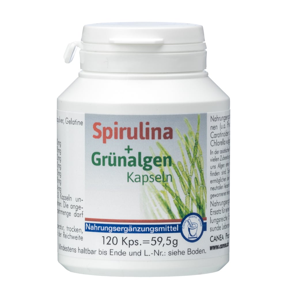 SPIRULINA+GRÜNALGEN Kapseln 120 St Kapseln