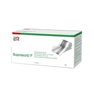 SUPRASORB F Folien Wundverb.10 cmx10 m unste.Rolle 1 St Verband