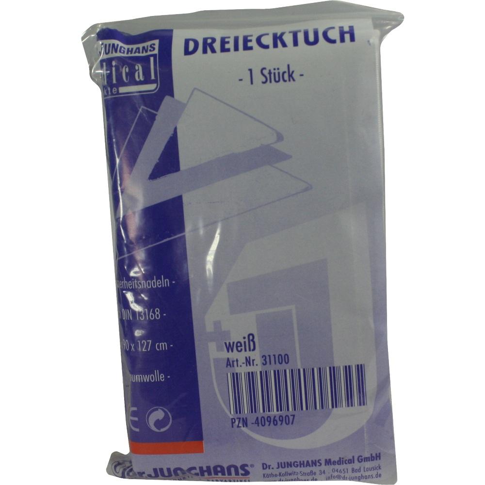 DREIECKTUCH rohweiß 90x90x127 31100 1 St