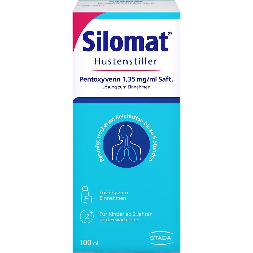 Silomat gegen Reizhusten Pentoxyverin Saft 100 ml Lösung zum Einnehmen