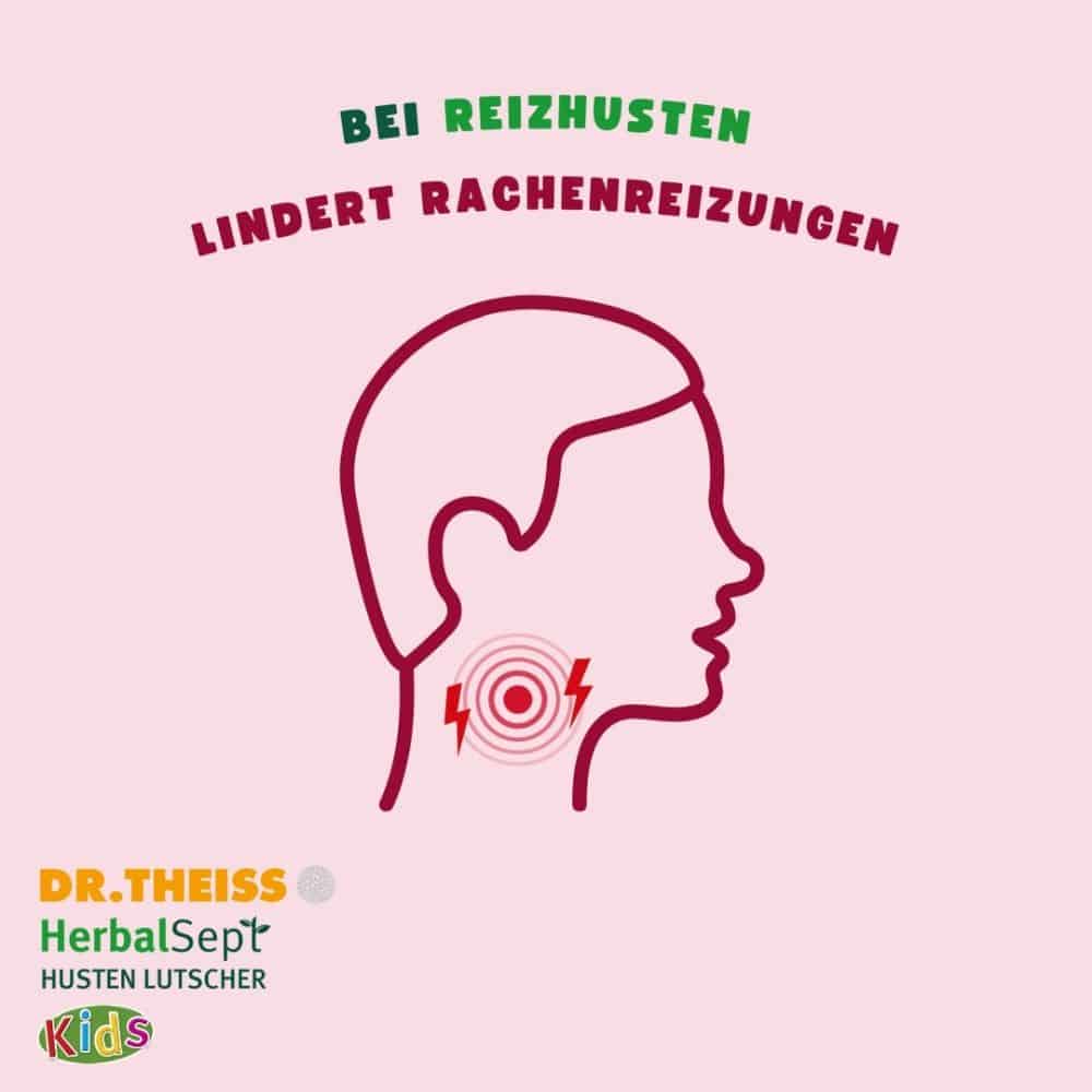 DR. THEISS HerbalSept HUSTEN LUTSCHER Kids 6 St Bonbons