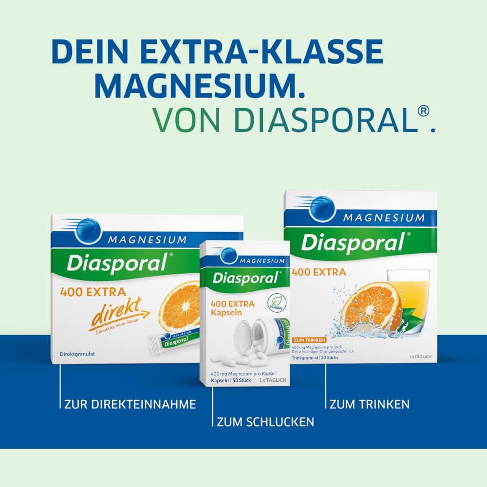 MAGNESIUM Diasporal 400 EXTRA direkt 100 St Granulat
