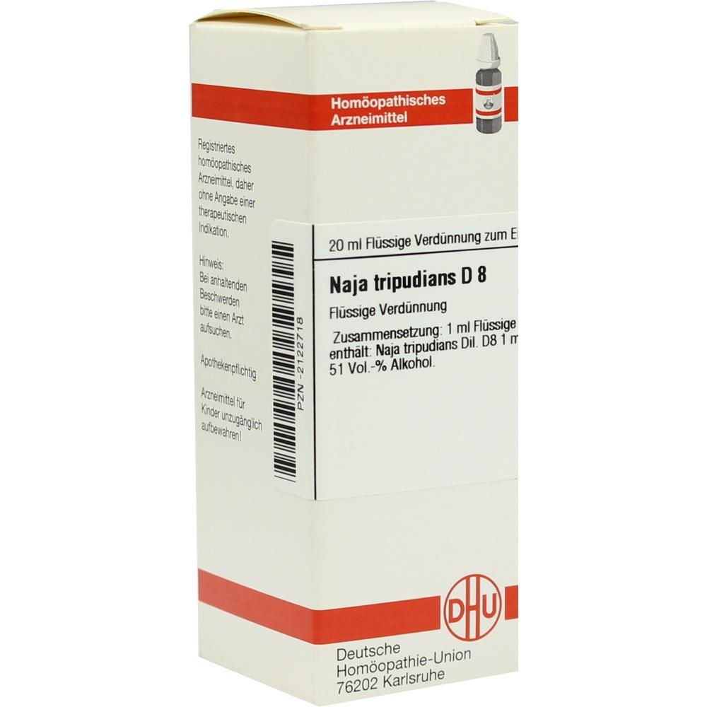 NAJA TRIPUDIANS D 8 Dilution 20 ml Dilution