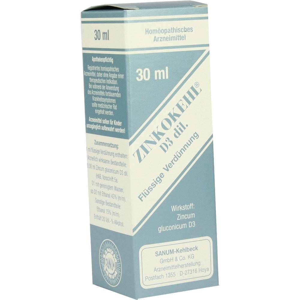 ZINKOKEHL Tropfen D 3 30 ml Tropfen