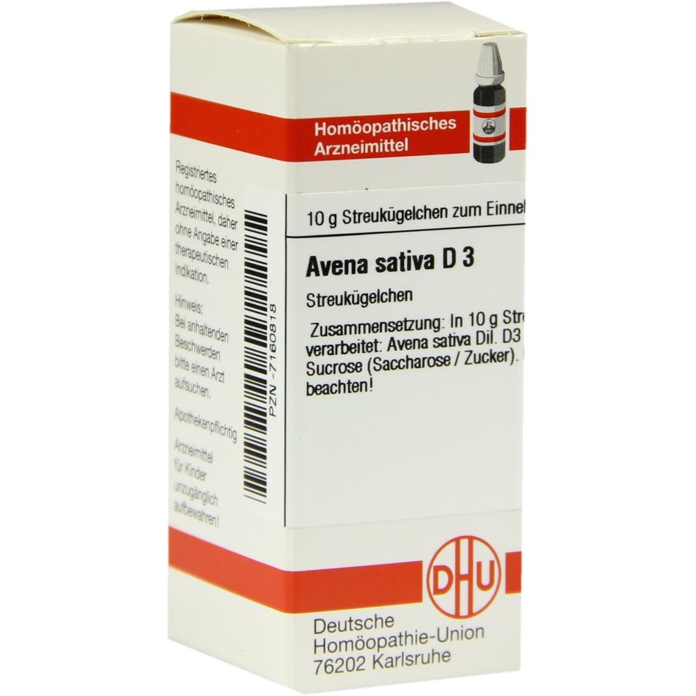 AVENA SATIVA D 3 Globuli 10 g Globuli