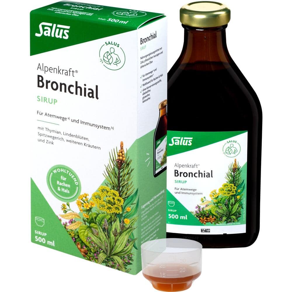 Salus Alpenkraft Bronchial-Hustensirup 500 ml Sirup