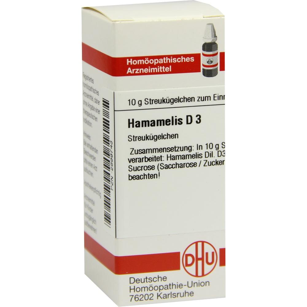 HAMAMELIS D 3 Globuli 10 g Globuli