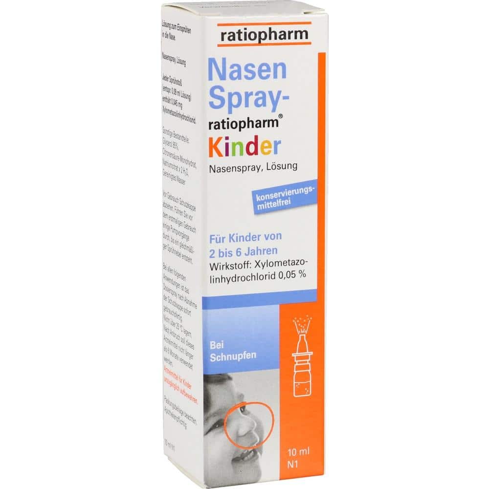 NasenSpray-ratiopharm Kinder zwischen 2 und 6 Jahren 10 ml Nasenspray