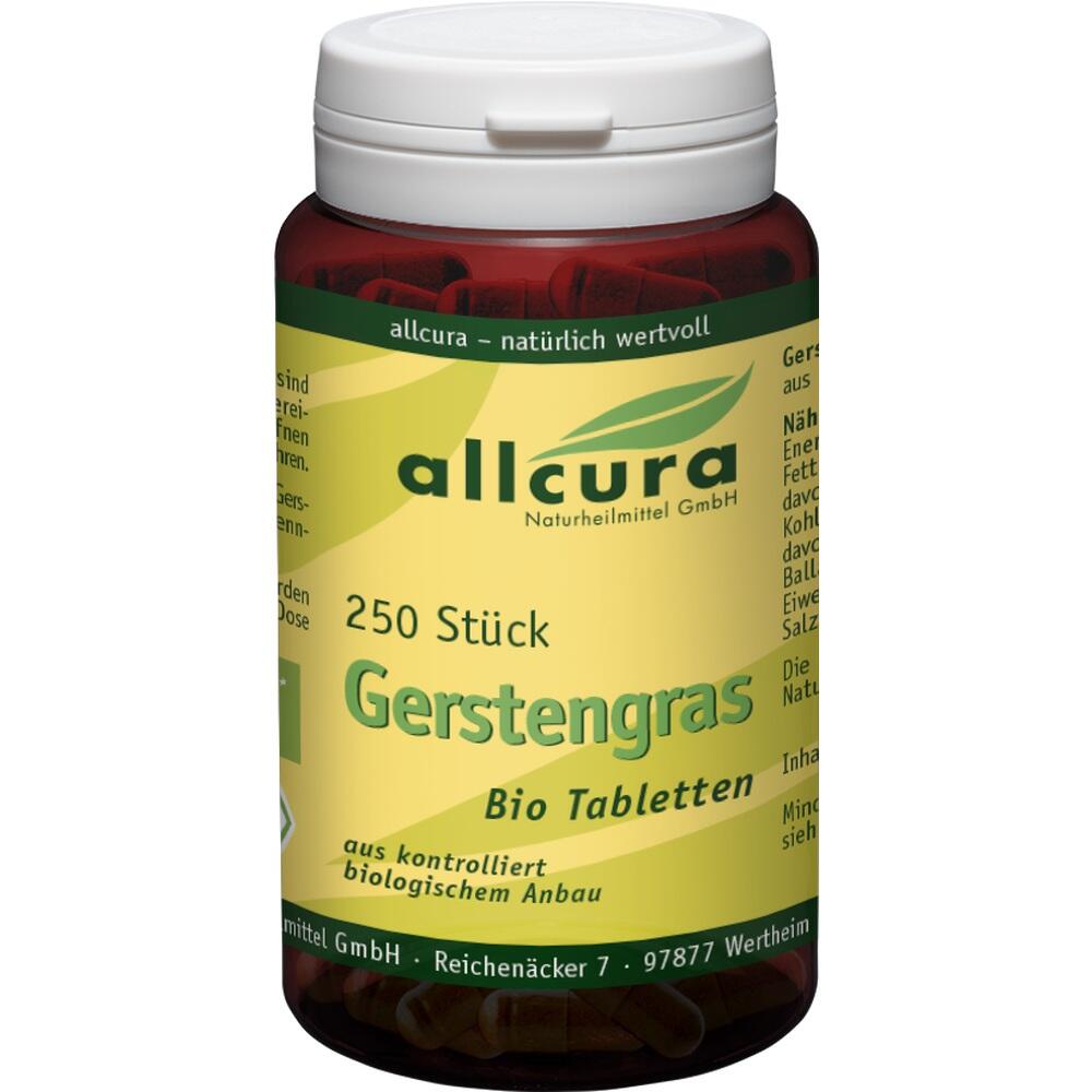 GERSTENGRAS TABLETTEN Bio 250 St Tabletten