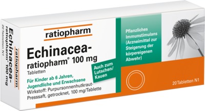 Echinacea-ratiopharm 100mg 20 St Tabletten