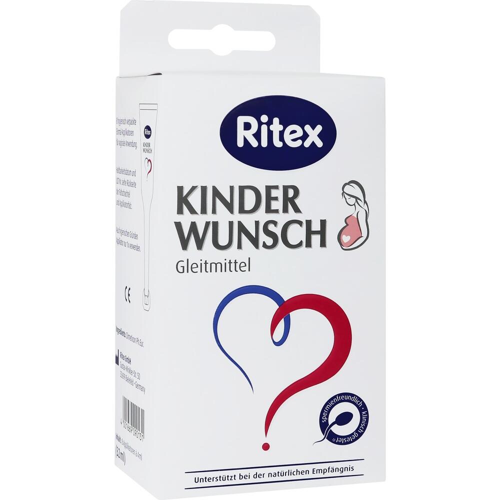 RITEX Kinderwunsch Gleitmittel  8X4 ml Gel