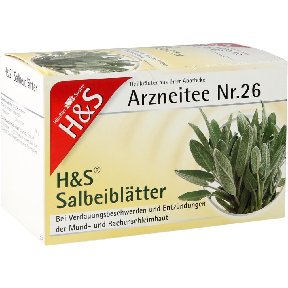 H&S Arzneitee Salbeiblätter 20X1.6 g Filterbeutel