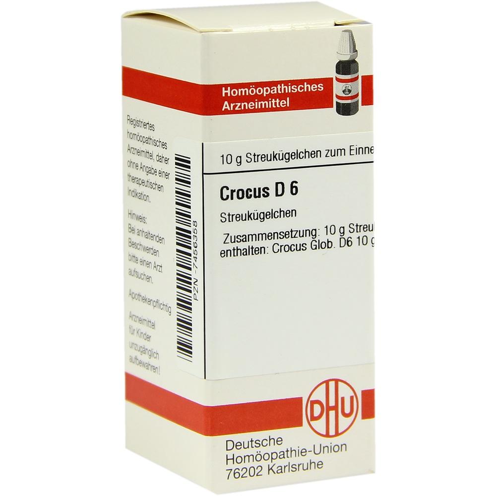 CROCUS D 6 Globuli 10 g Globuli