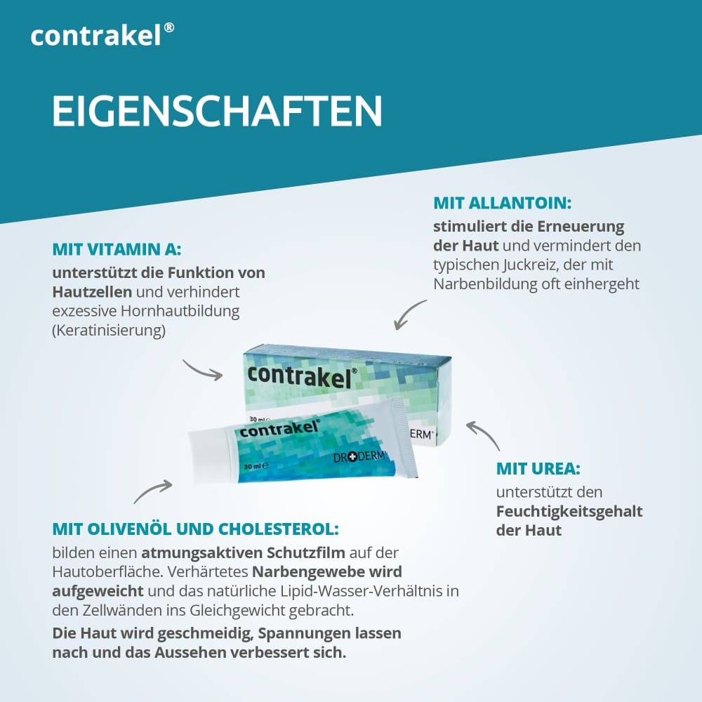 Contrakel Narbencreme mit Kelosun Sonnenschutz 30 ml Creme