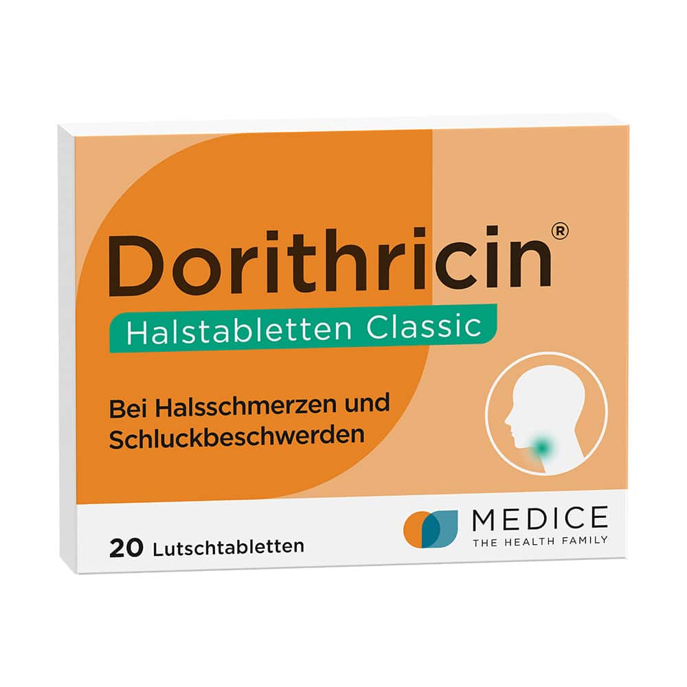 Dorithricin Classic Lutschtabletten bei Halsschmerzen  20 St Lutschtabletten