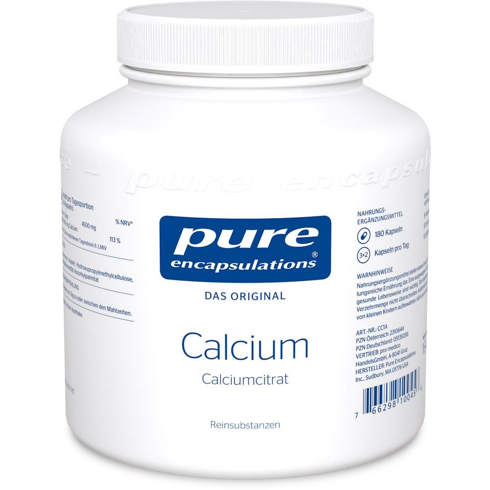 pure encapsulations Calcium Calciumcitrat 180 St Kapseln