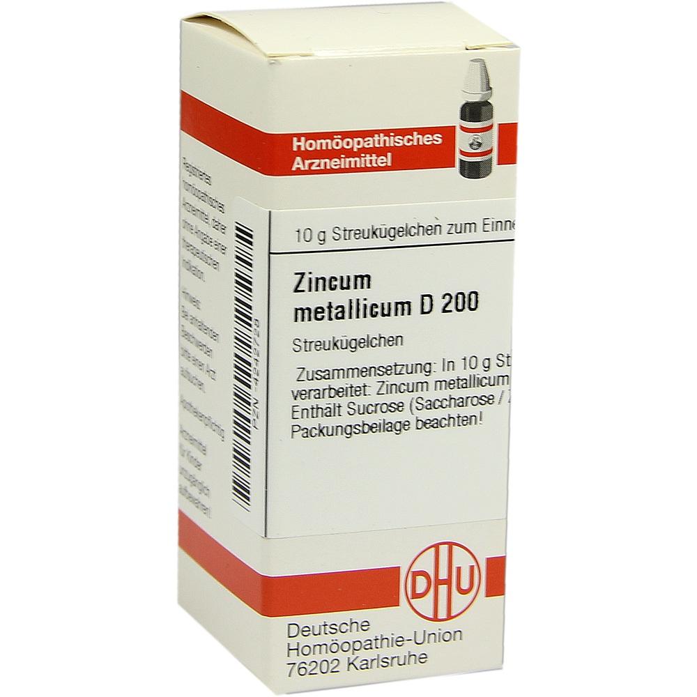 ZINCUM METALLICUM D 200 Globuli 10 g Globuli