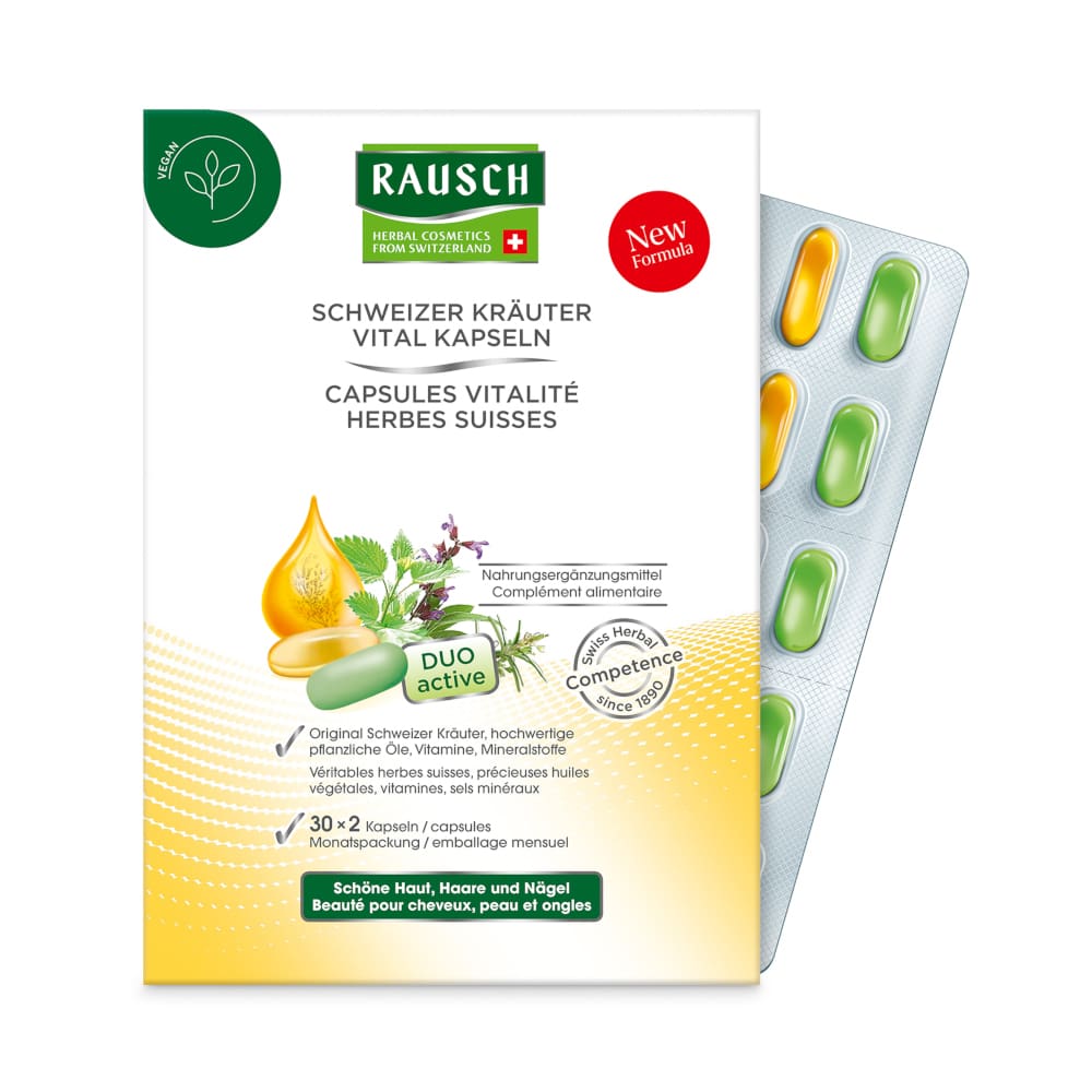 RAUSCH Schweizer Kräuter Vital Kapseln  30X2 St Kapseln