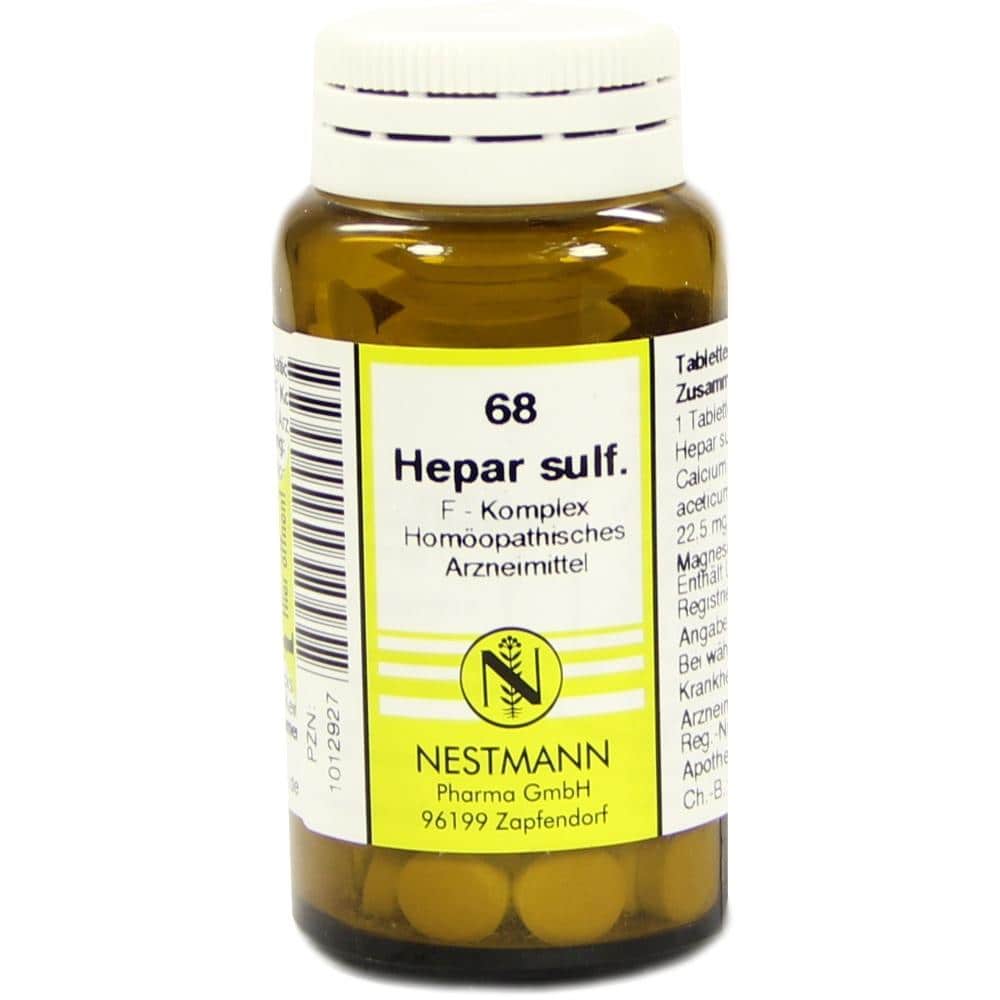 Hepar sulfurius F Komplex Nr.68 Tabletten 120 St Tabletten