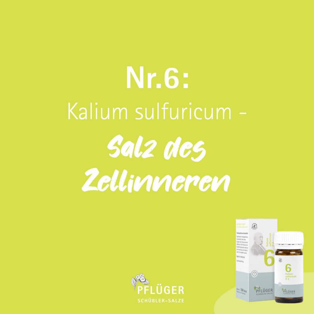 Schüßler-Salz Nr. 6 Kalium sulfuricum D4 75 g Creme